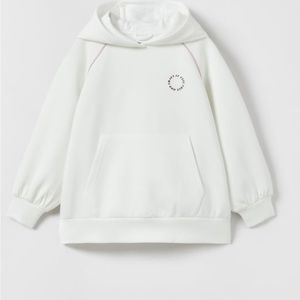 Zara Oversized Hoodie While Size 13-14 Big Girls